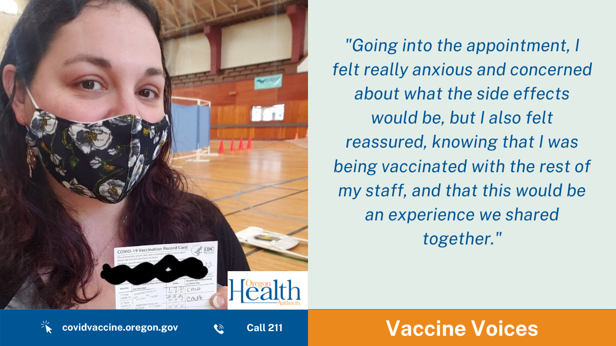 Vaccine Voices: ‘Sometimes, leading by example means doing things that seem scary’
